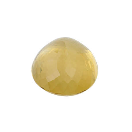 Loser Citrin, 118,35 ct, intensives Goldgelb, - Foto 5