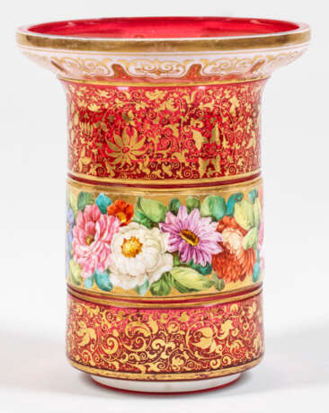 Böhmische Spätbiedermeier-Vase - Foto 1