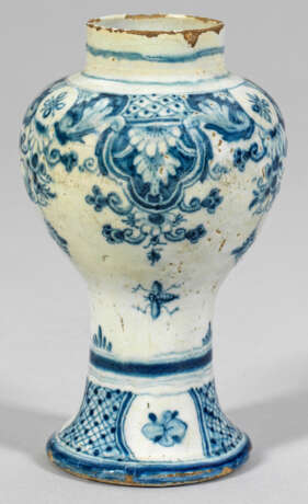 Kleine Braunschweiger Fayence-Vase - Foto 1