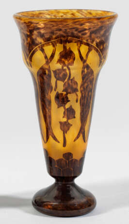 Große Art Déco-Vase von Schneider - photo 1