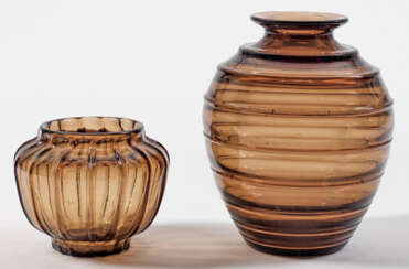 Zwei Vasen von Daum