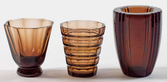 Drei Art Déco-Vasen von Daum - photo 1