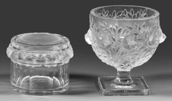 Lalique "Robinson"-Puderdose und "Elisabeth"-Vase - фото 1