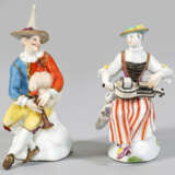 Paar Figuren "Harlekin" und "Tirolerin" - photo 1