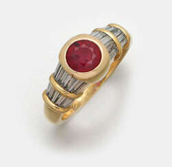Декоративное кольцо с рубином от ювелира Kröner, Ганновер