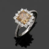 Eleganter Natural Fancy-Brown-Yellow-Diamantring - photo 1