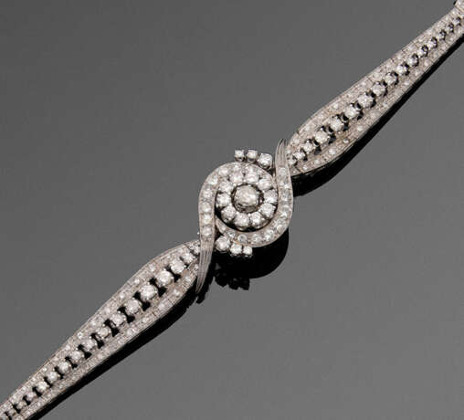 Glamouröses Brillantarmband aus den 50er Jahren - photo 1