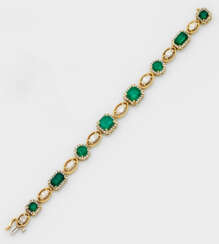 Exquisites Juwelen-Armband mit seltenen "Muzo-Smaragden"