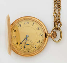 Savonette pocket watch with chain from Postala Watch & Co.