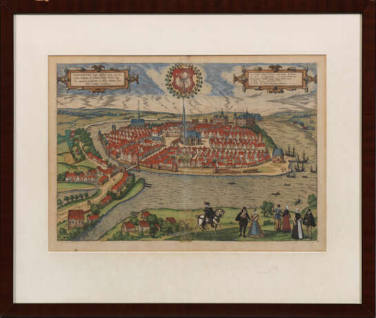 Frühe Renaissance-Ansicht von Kiel im Jahre 1588 - Foto 1