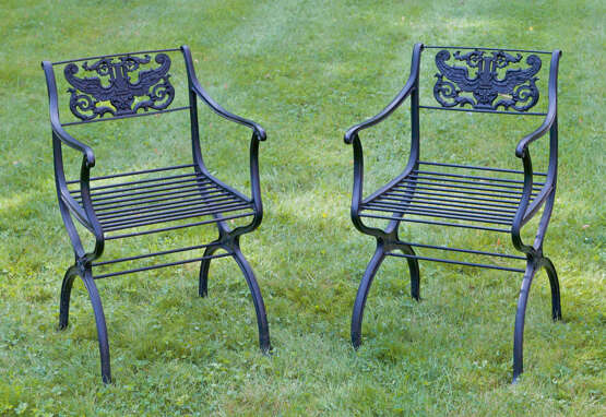 Paar Garten-Armlehnstühle - photo 1