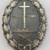 Freikorps: Schlageter-Gedächtnis-Bund: Schlageterschild 2. Form, mit Schwertern SPARTAKUS 1919/23. - photo 1