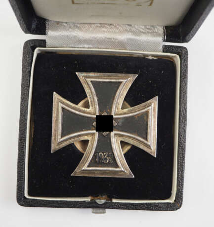 Eisernes Kreuz, 1939, 1. Klasse, im Etui - Schraubscheibe. - фото 2