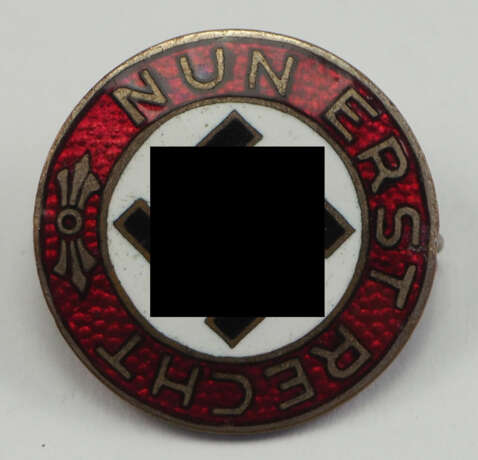 NSDAP: Sympathieabzeichen "NUN ERST RECHT". - Foto 1