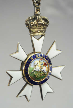 Großbritannien: Der vornehmste Orden von St. Michael und St. Georg, Kommandeur Kreuz. - фото 1