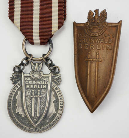 Polen: Grunwald Berlin - Medaille und Abzeichen. - photo 1