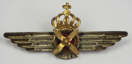 Spanien: Flugzeugführer Spange Miniatur. - Foto 1