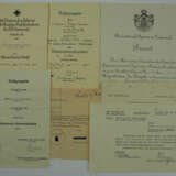 Urkundengruppe eines Obergefreiten der 2./ Infanterie-Regiment 444 und 9./ Infanterie-Regiment 524. - photo 1