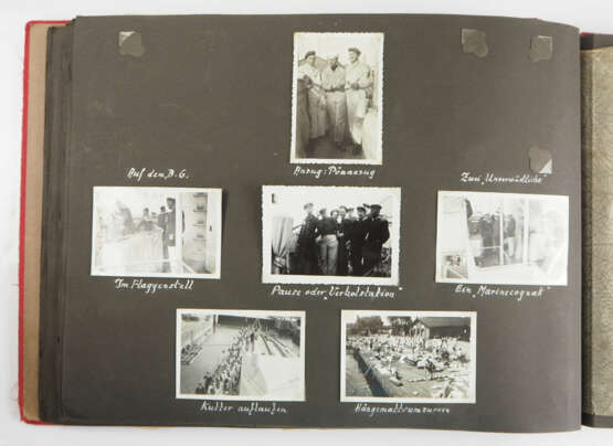 Fotoalbum des Stabsobersteuermann und Wachoffiziers von U 333 - Träger des Deutschen Kreuzes, in Gold. - Foto 11
