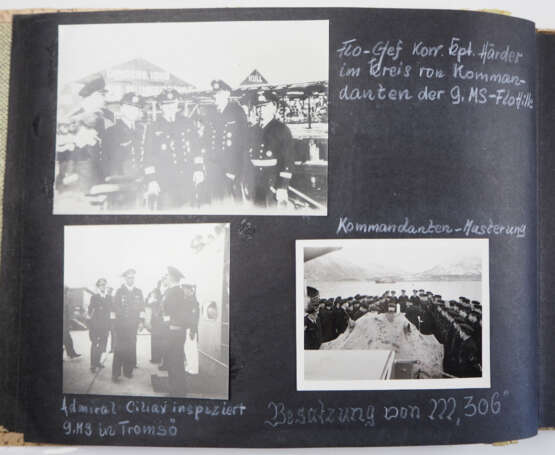 Kriegsmarine: Fotonachlass eines Maschinenmaaten des Kreuzer Leizpig. - Foto 4