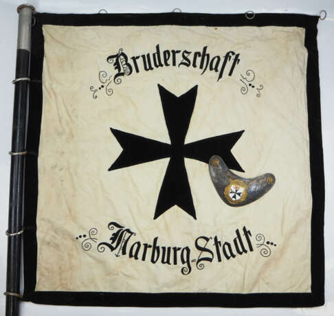 Jungdeutscher Orden: Banner und Fahnenträger-Ringkragen der Bruderschaft Marburg Stadt. - Foto 1