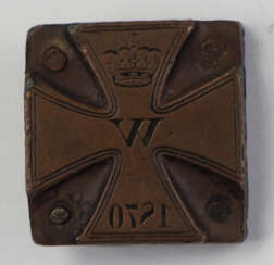 Preussen: Eisernes Kreuz, 1870 - Druckstempel.