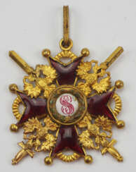 Russland: Kaiserlicher und Königlicher Orden vom heiligen Stanislaus, 2. Modell, 2. Typ (ca. 1841-1917), 3. Klasse mit Schwertern.