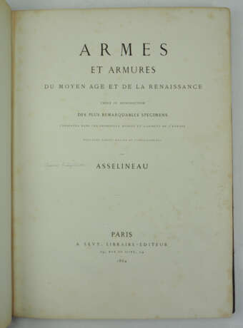 Asselineau, Charles: Armes et armures du Moyen Age et de la Renaissance. - photo 2