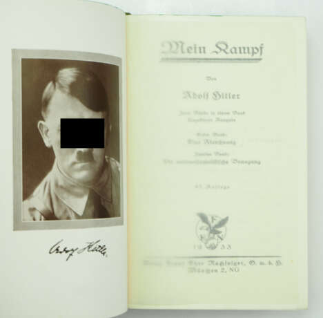 Hitler, Adolf: Mein Kampf. - фото 2