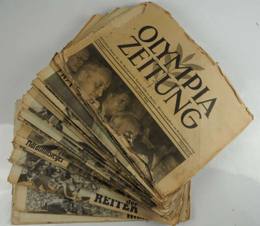 Olympia Zeitung 1936 - 30 Exemplare. - Foto 1