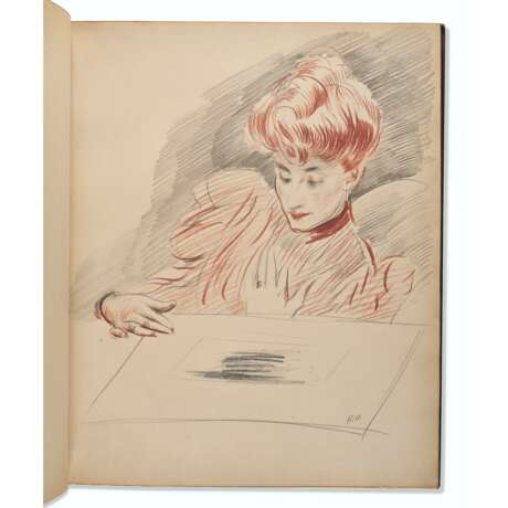 HELLEU, Paul-C&#233;sar (1859-1927). Catalogue des pointes s&#232;ches d’Helleu. Paris : Imprimeries Lemercier, 1897. - photo 1