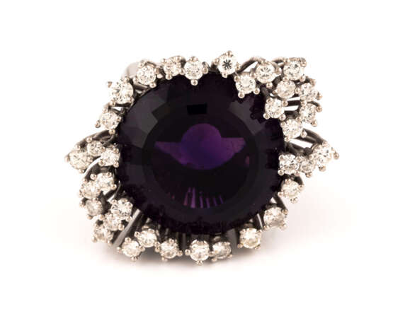 AMETHYST-RING MIT BRILLANTEN - photo 1