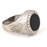 DIAMANT-RING MIT ONYX - photo 2