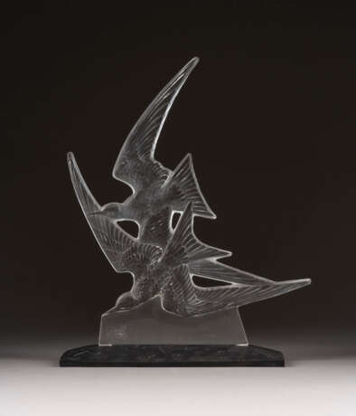 RENÉ LALIQUE TISCHDEKORATION 'HIRONDELLES' - Foto 1