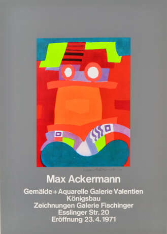 Ackermann, Max (Berlin, 1887 - Unterlengenhardt, 1975) - Foto 1