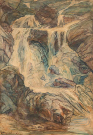 GEORG MAYER-FRANKEN, WASSERFALL - Foto 1