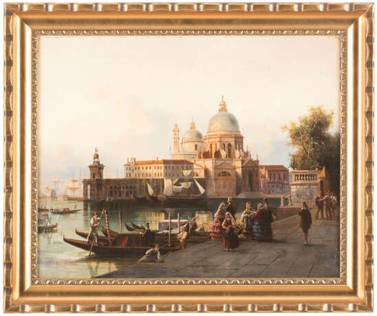 A. LÖFFLER, ANSICHT DES CANAL GRANDE MIT BLICK AUF SANTA MARIA DELLA SALUTE - фото 2