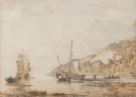 ADOLPH FRIEDRICH VOLLMER, DIE ELBE BEI BLANKENESE (UM 1830) - photo 1