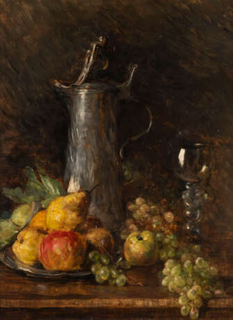 BERTHA WEGMANN (ZUGESCHRIEBEN), FRÜCHTESTILLLEBEN MIT ZINNKRUG - фото 1