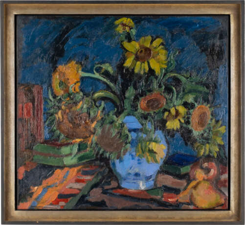 DEUTSCH, EXPRESSIVES STILLLEBEN MIT SONNENBLUMEN - photo 2