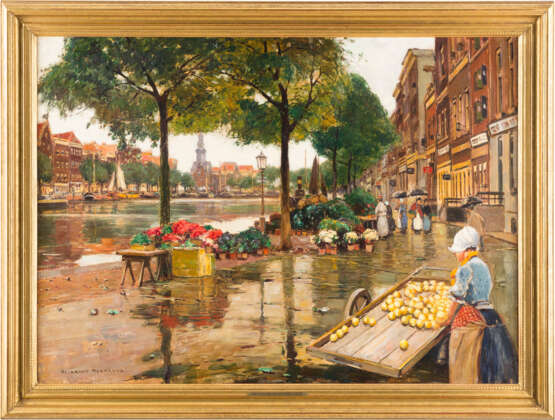 HEINRICH HERMANNS, BLUMENMARKT IN AMSTERDAM - photo 2