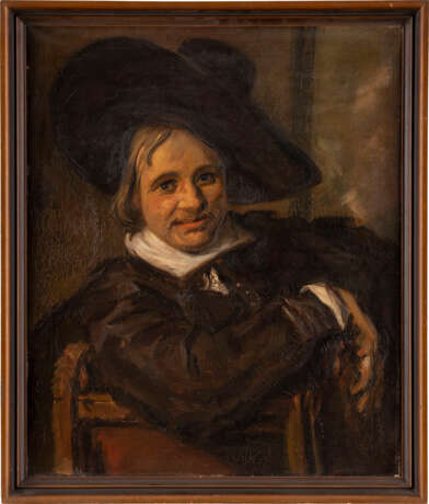 FRANS HALS (NACHFOLGER DES 19. JH.), PORTRAIT EINES HERRN MIT SCHLAPPHUT - фото 2