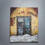 Painting “Door”, Canvas on the subframe, Acrylic, Naïve art, современная работа, Russia, 2021 - photo 1