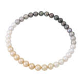 Außergewöhnliche Perlenkette im Farbverlauf, - Foto 3