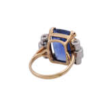 Ring mit außergewöhnlich schönem Ceylon-Saphir von 18,20 ct, - фото 5
