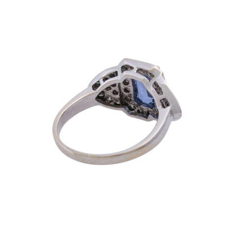 Ring mit Saphir ca. 2 ct, - photo 3