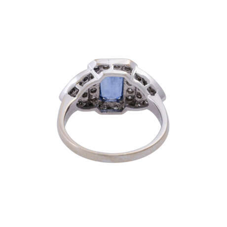 Ring mit Saphir ca. 2 ct, - photo 4