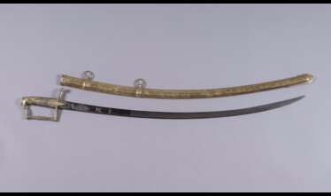 Sabre of an officer of light cavalry Handle completely covered