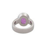 Eleganter Ring mit pinkfarbenem Saphir - Foto 4