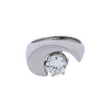 Ring mit Brillant von 1,08 ct, - photo 2